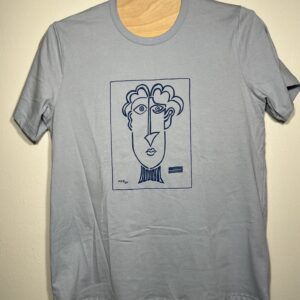 Self Uno- Midnight Blue on Light Blue