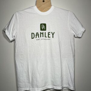 Your Very Own Danley Art Studios - Green on White - Large