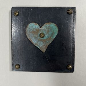 Heart- Copper on Steel