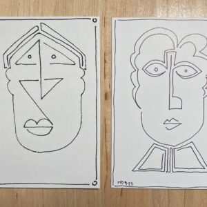 Happiness & Joy Postcards/ Notecards- Fun Face