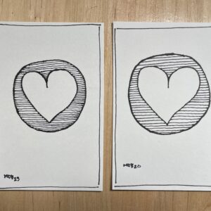 Happiness & Joy Postcards/ Note Cards Love x2