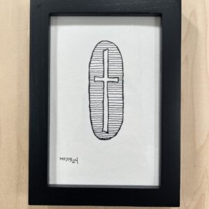 Cross 2024 Pen & Ink on Watercolor Paper 4 x 6